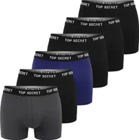 TOP SECRET Boxerky Pánské 6 balení L bavlna Fit prodyšné spodní prádlo Spodní prádlo Pánské Pánské retro šortky