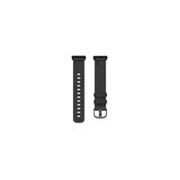 fitbit Charge 5, Leather Band,Black,Large