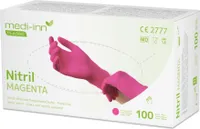 Medi-Inn® Classic Handschuhe, Nitril puderfrei magenta "Nitril Magenta" Größe XL