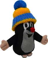 Fingerpuppe Der kleine Maulwurf 10 cm Schwarz/Blau, 29906G