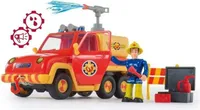 Smoby - Feuerwehrmann Sam - Pick Up Venus - Wasserlanzenfunktion - 4 Zubehörteile + 1 Figur inklusive - Batterien inklusive
