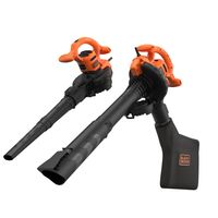 Black + Decker BEBLV260-QS 3-in-1 - Laubsauger - schwarz/orange