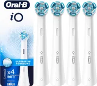 ORIGINAL ELEKTRISCHER ZAHNBÜRSTENKOPF FÜR BRAUN ORAL-B iO ULTIMATE CLEAN WHITE 4 Stück