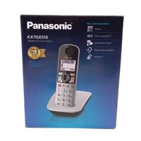 Panasonic KX-TGE510GS Schnurlostelefon Silberschwarz | DECT | Große Tasten