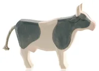 Ostheimer Kuh schwarz, stehend