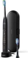 Philips HX9601/02 Sonicare Expertclean 7300 Elektrische Zahnbürste mit Schalltechnologie, Andruckkontrolle, Reiseetui, Schwarz