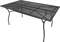 GartentischTisch rechteckig Streckmetall 150x90cm
