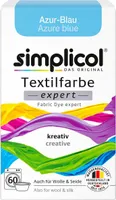 Simplicol textilní barvivo pro kreativní barvení v azurově modré barvě
