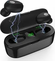 Jufax IN-Ear Bluetooth Kopfhörer / Powerbank Headset alle Handymodelle - Model2024 Sport Fitness Freizeit