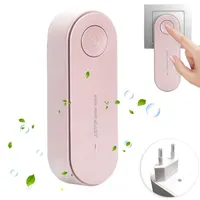 Luftreiniger Negativ-Ionen-Luftreinigung Zigarettenrauch-Entferner für Bad, Küche, Rauch, Auto, Haustier, Formaldehyd und andere Gerüche. rosa