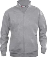 Clique - Jacke Durchgehender Reißverschluss für Herren UB1014 (4XL) (Grau meliert)