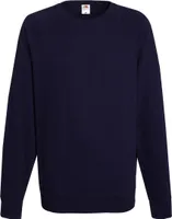 Fruit of the Loom 62-138-0 | Herren Lightweight Raglan Sweat / Belcoro® Garn - Farbe: Deep Navy - Größe: M