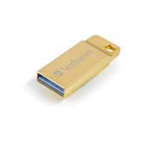 VERBATIM USB 3.0 Drive 64GB Metal Executive, gold