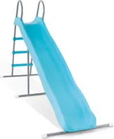INTEX 44107 - Rutsche (blau, 251x84x147cm) Gartenrutsche Kinderrutsche Slide freistehend