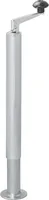 2x Abstellstützen für Schwerlast 400-650mm - Anhängerstützen bis je 300kg Rohrstützen mit Handkurbel für Pkw-Anhänger