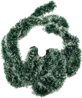 HAAC künstliche Girlande Tannengirlande Tanne grün / weiß 2 Meter Weihnachten