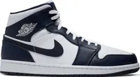 Air Jordan 1 Mid White Metallic Gold Obsidian - EU: 44.5