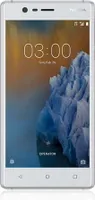 Nokia Smartphone m. Dual SIM 3, silber-weiß