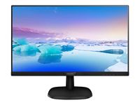 Philips V Line Full-HD-LCD-Monitor 273V7QDAB/00, 68,6 cm (27 Zoll), 1920 x 1080 Pixel, Full HD, LED, 4 ms, Schwarz