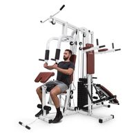 Ultimate Gym 9000 7 Stations bis 150kg QR Stahl weiß