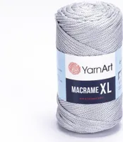 YarnArt Macrame XL 3mm – Polyester Garn | Farbe 149 Hellgrau | Stark & formstabil für Makramee, Taschen & Deko - 250g