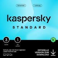 Kaspersky Standard Anti-Virus 2024 | 3- Devices | 1 Jahr | Code per email