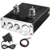 Vacuum Tube Preamplifier Stereo PreAmp Digital Treble & Bass Tone Control Röhrenvorverstärker Audio vorverstärker
