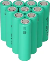 10x Tenpower INR18650-25PG 3,6V Li-ion 2500mAh 20A Entladestrom