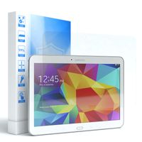 EAZY CASE Displayschutzfolie aus Glas kompatibel mit Samsung Galaxy Tab 2 10.1, 9H, nur 0,3 mm dünn I Tablet Schutzglas, Tabletschutzfolie, Transparent & Kristallklar