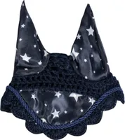 HKM Kids Fliegenhaube Hobby Horsing Navy mit Sternenmuster
