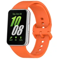 Bizon Strap Uhr Silikon Samsung Galaxy Fit 3 Karotte