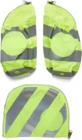 Ergobag Fluo Seitentaschen Zip-Set mit Reflektorstreifen Gelb, Sichtbarkeit, Sicherheit