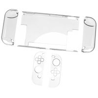 vhbw Hülle Case kompatibel mit Nintendo Switch Spielkonsole, Controller - Polycarbonat, Transparent
