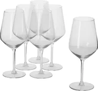 alpina Weingläser Rotwein Set 6 Teilig - Weinglas 53cl - Spülmaschinenfeste Rotweingläser - Geschenk für Frauen