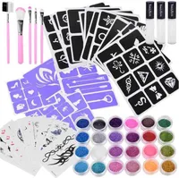 Waschbare Glitzer Tattoo Set für Kinder ZA4170
