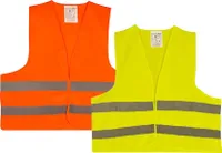 KALFF® KFZ Warnweste in verschiedenen Farben - Gelb Farbe: Gelb
