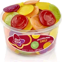 Red Band Smile ovocné žvýkačky Smileys faces 5 assorted 1200g
