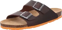 Rohde Herren Pantolette Leder Clog Schnalle Grado 5927, Größe:45 EU, Farbe:Braun