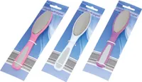 Hornhautraspel mit Nagelfeile Grob und Fein Pediküre für Fußpflege 1 stück