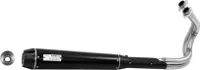 Kompletny układ wydechowy ARROW DARK REBEL do Kawasaki Vulcan S 650 2014-2016, stal nierdzewna, czarny