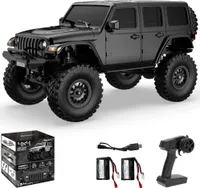 Volantexrc EXHOBBY 787-1 RTR 1:24 2,4G 4WD RC Auto Rock Crawler mit LED Licht Off-Road Klettern Monster Truck Fahrzeuge, Schwarz