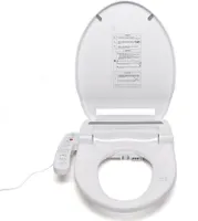 Smart WC Sitz Toilettendeckel  Toilettensitz Bidet Deckel WC  Elektrisch Sitzkissen heizen heißes Wasser abspülen
