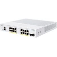Cisco CBS350-16P-2G-EU, Managed, L2/L3, Gigabit Ethernet (10/100/1000), Rack-Einbau