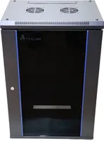 Extralink 18U 600x600 černá, racková, nástěnná skříň