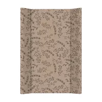 Ceba Baby® Wickelauflage Wickelunterlage - 2 Keil Wickelmulde fürs Babybett 70x50 cm - Wickeltischauflage - Wasserdicht und Abwaschbar - Basic - Blumen