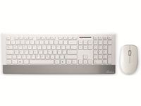 MediaRange MROS106 Tastatur-Maus-Set kabellos weiß