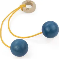 Klick Klack Holzspielzeug Kugeln aus Holz Farbe blau
