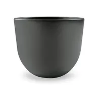 Pflanzgefäß Blumentopf Pflanztopf Kunststoff rund anthrazit Ø 45 x H 36 cm Veca