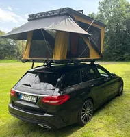 Z-Fold Dachzelt Autodachzelt Hardcase Aluminium in Khaki Auto Zelt