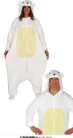 Polarbär Onesie Jumpsuit, Größe: 38 - 40 (M) Farbe: Weiß